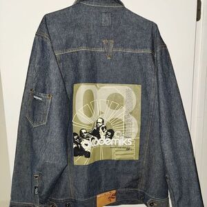 Vintage Y2K Akademiks Dark Denim Jacket size XL‎